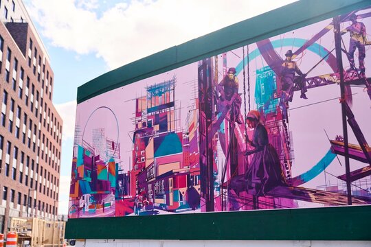 "The Shaping of New York" by Venazir Martinez - Willets Point Commons
